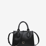 Kleiner Damen-Lady-Stil-Handtasche in Schwarz.