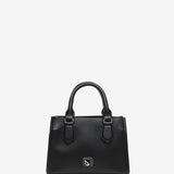 Kleiner Damen-Lady-Stil-Handtasche in Schwarz.