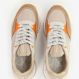 Women's sneaker in orange