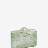 Green square clutch