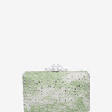 Grüne quadratische Clutch