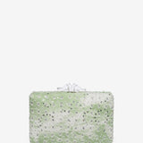 Green square clutch