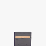 Tarjetero de hombre de piel bicolor en gris