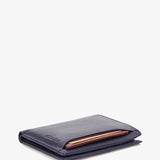 Cartera de hombre de piel en azul