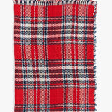 Wendeschal für Frauen in Blau und Rot.