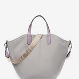 Wendbare Shopper-Tasche für Damen in Grau.