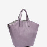 Wendbare Shopper-Tasche für Damen in Grau.