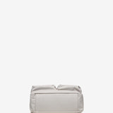 Women's shoulder bag with beige print