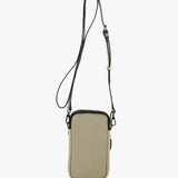 Green leather mobile phone bag