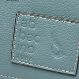 Women's shopper bag in blue recycled materials