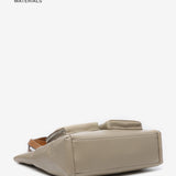 Women's shopper bag in green recycled materials