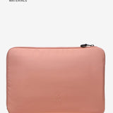 Laptop case in recycled coral fabrics