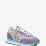 Damen-Sneaker in Malve mit Lochmuster.