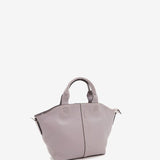 Small women's shopper bag in lavender leather