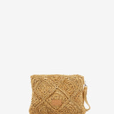 Beige Handtasche für Frauen.