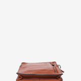 Handytasche aus Leder in Orange.