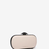 Beige party clutch