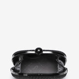 Schwarze Party-Clutch