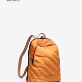 Backpack in recycled materials and amber padding