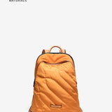 Backpack in recycled materials and amber padding