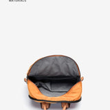 Backpack in recycled materials and amber padding