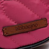 Mobile phone bag in recycled and padded materials, fuchsia