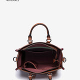 Shopper bag in recycled materials taupe