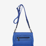 Bolso de hombro de nylon en azul