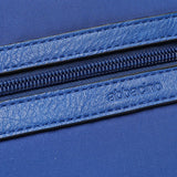 Bolso de hombro de nylon en azul