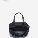 Bowling bag in black recycled materials