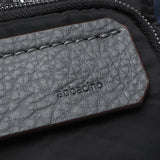 Bowling bag in black recycled materials