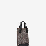 Brown tweed handbag