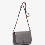 Silver shoulder bag