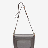 Silver shoulder bag