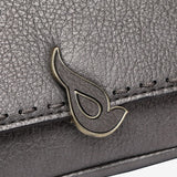 Silver shoulder bag