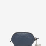 Blauer Leder Geldbeutel