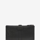 Cartera grande en piel negra