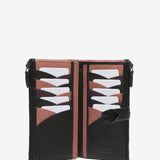 Cartera grande en piel negra