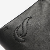 Cartera grande en piel negra