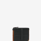 Lederkartenetui in Blau