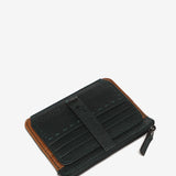 Lederkartenetui in Blau