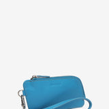 Leather wallet in blue