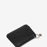 Black leather wallet