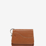 Cognac leather wallet