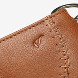 Cognac leather wallet