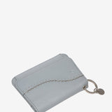 Leather wallet in blue