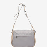 Shoulder bag in recycled materials in blue