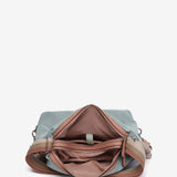 Convertible backpack made of recycled materials in blue