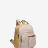 Backpack in recycled materials in beige