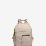 Backpack in recycled materials in beige